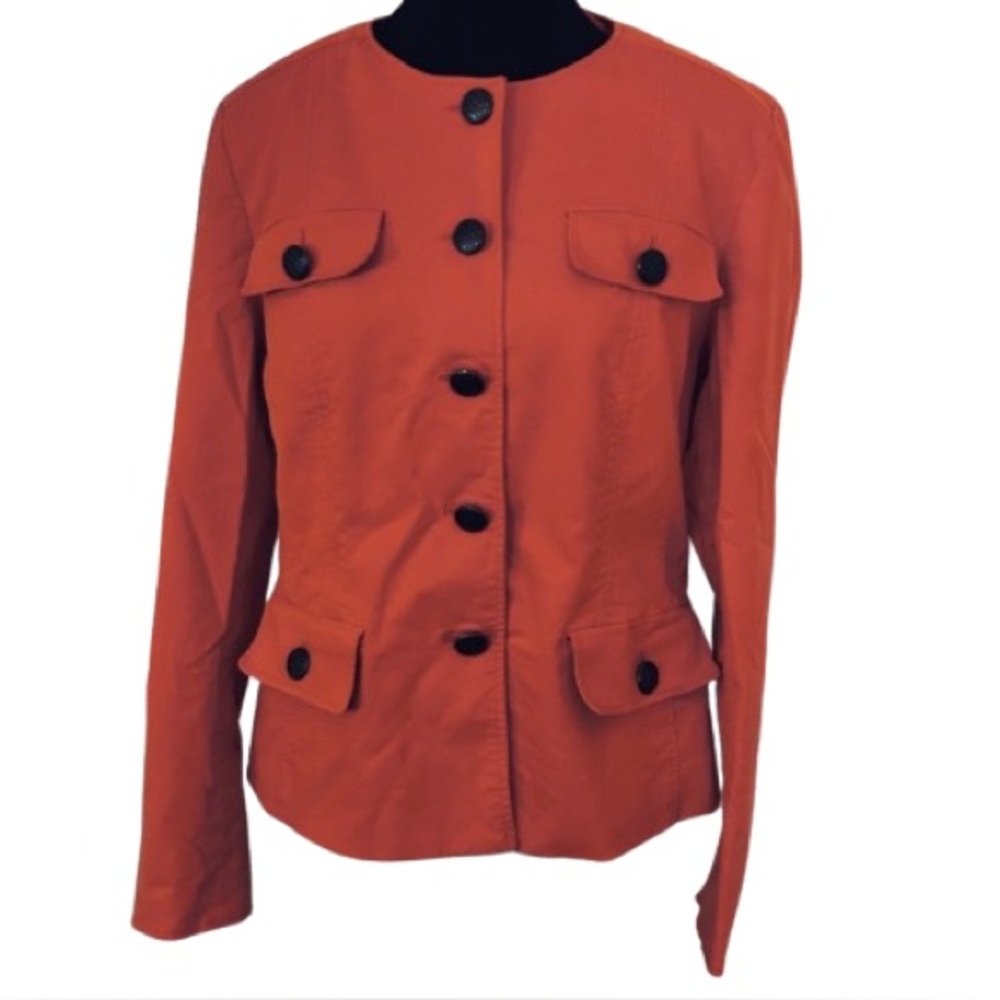 Cotton Blend DONCASTER Jacket Blazer Women's 14 Extra Large Designer Blazer